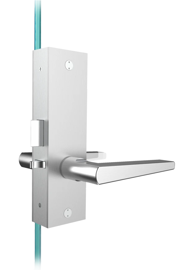 Accurate - GO17 Offset Narrow Glass Patch Door Hardware Sets