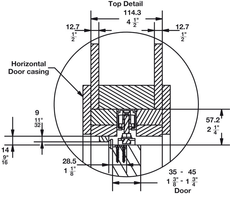 Hafele Slido Classic Bifold 30 Kit For 2 Doors Bi-Folding In One Direction (Track NOT Included)