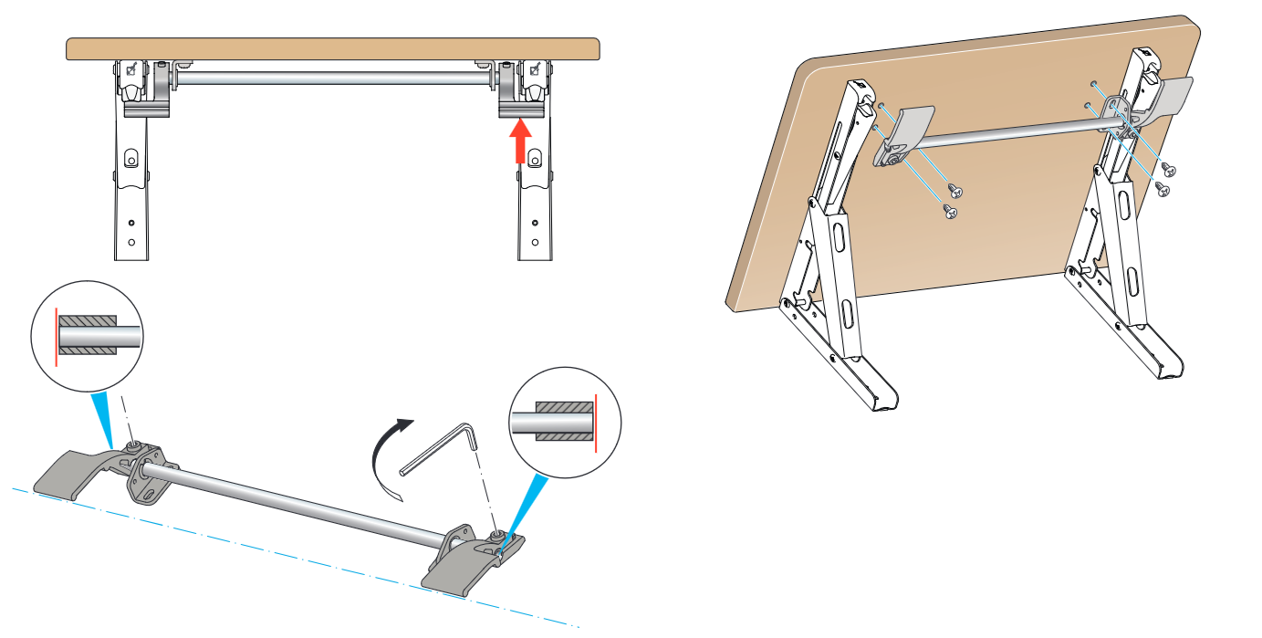 Sugatsune - Folding Bracket - Lever Release For EB Folding Bracket