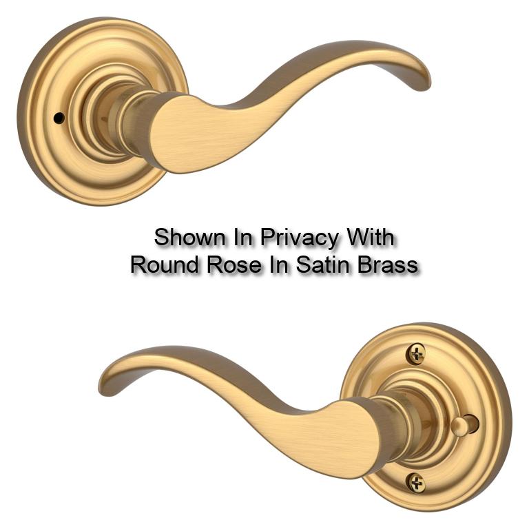 Baldwin - Reserve Collection - Knobs & Levers - Curve Lever Set w/ Rose