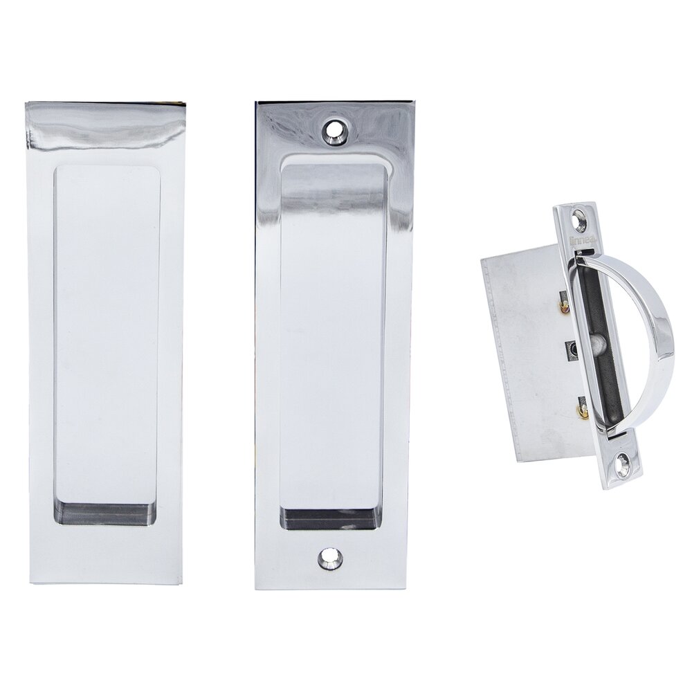 Linnea - Pocket Door - PL160S-00-FD Passage Pocket Door Lock with Edge Pull