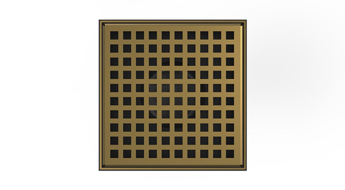 Infinity Drain - 5" x 5" Square Center Drain - LQD 5 Squares Pro Series Drain (Complete Kit)