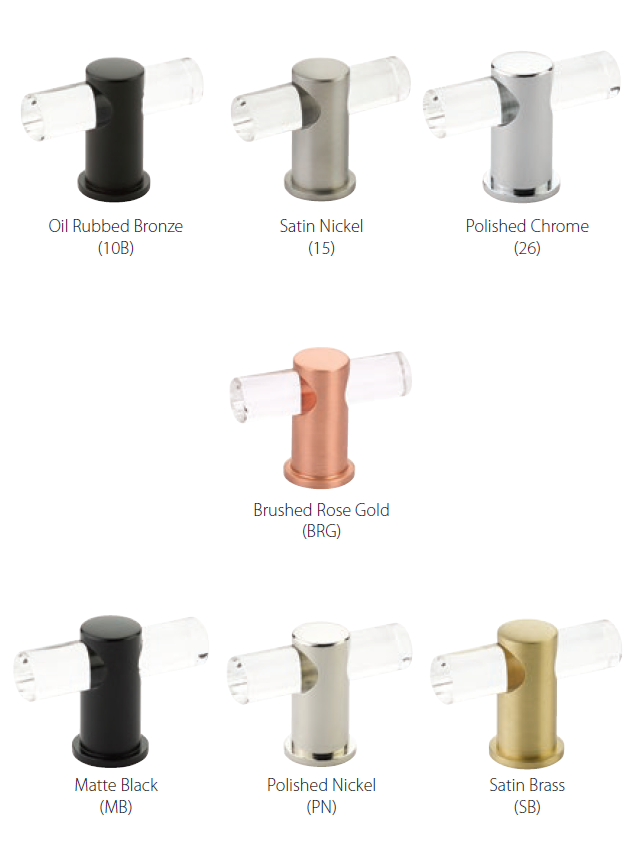 Schaub and Company - Lumiere Collection - Cabinet T-Knobs