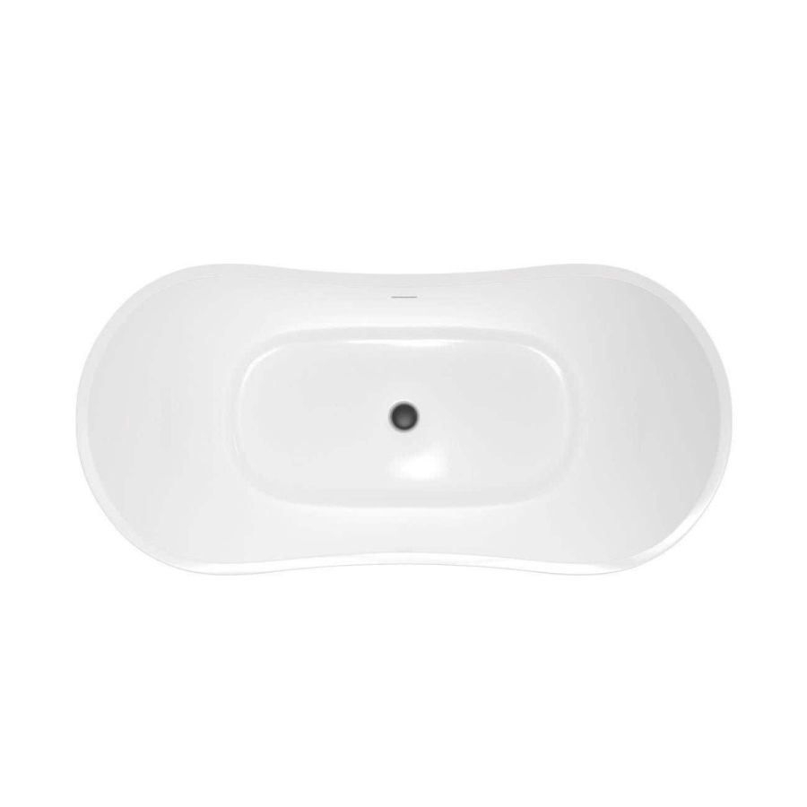 Maidstone - Essential Collection Acrylic Tubs - Millie Acrylic Contemporary Double Slipper Tub