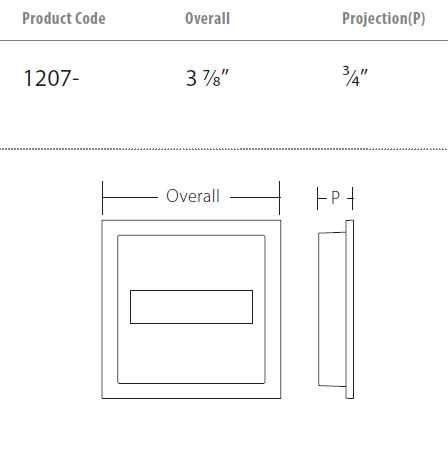 Schaub and Company - Modo Collection - Recessed Pull