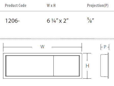 Schaub and Company - Modo Collection - Rectangular Recessed Pull