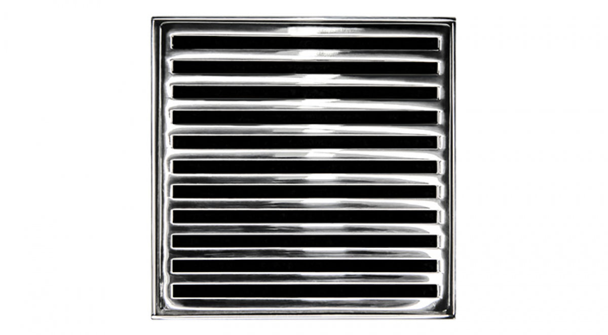 Infinity Drain - 5" x 5" Square Center Drain - ND 5 High Flow Lines Series Drain (Complete Kit)