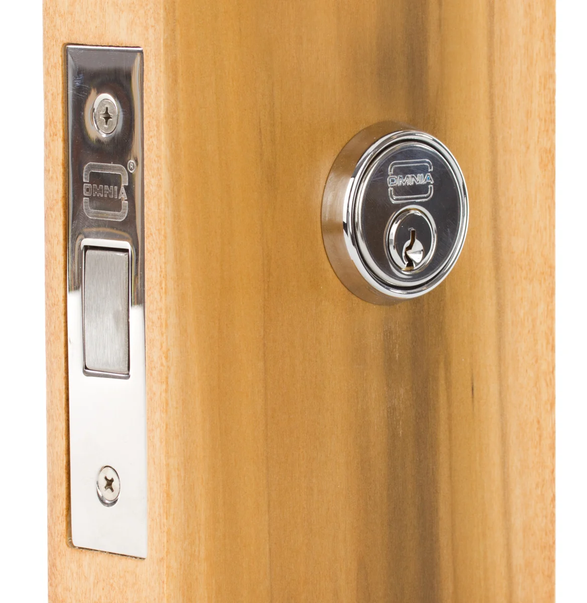 Omnia 041 Traditional Mortise Deadbolt Lock Set