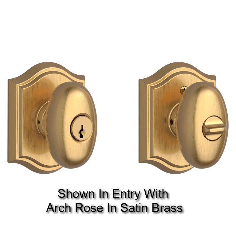 Baldwin - Reserve Collection - Knobs & Levers - Ellipse Knob Set w/ Rose