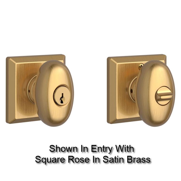 Baldwin - Reserve Collection - Knobs & Levers - Ellipse Knob Set w/ Rose