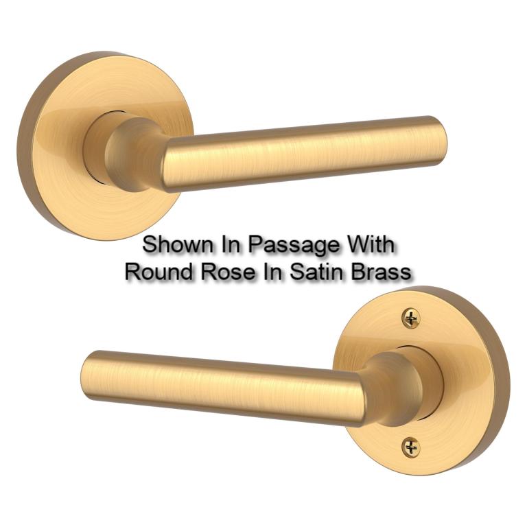 Baldwin - Reserve Collection - Knobs & Levers - Tube (TUB) Lever Set w/ Rose