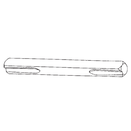 Baldwin - Estate Collection - Broached Straight Spindles (Passage/Full Dummy)