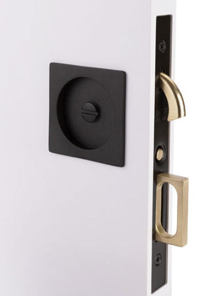 Emtek Square Pocket Door Mortise Lock