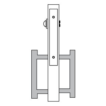 Accurate - Vertical Rod Sets - 9500VR ADA Trim (Privacy w/ Indicator ER)
