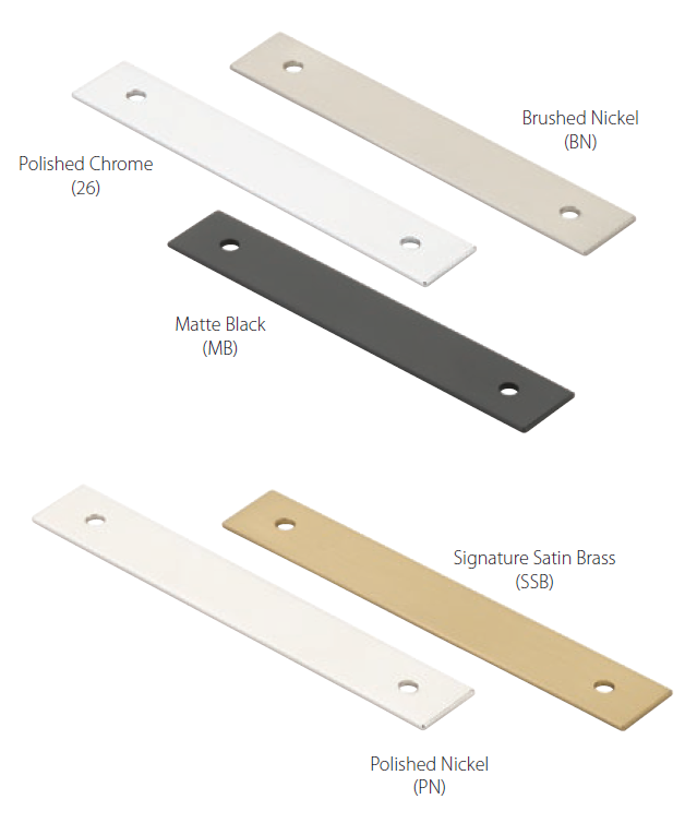 Schaub and Company - Pub House Collection - Backplate for Cabinet/Appliance Pulls