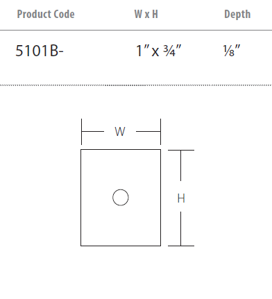 Schaub and Company - Pub House Collection - Backplate for Cabinet Knobs