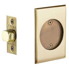 Emtek Rectangular Pocket Door Tubular Lock