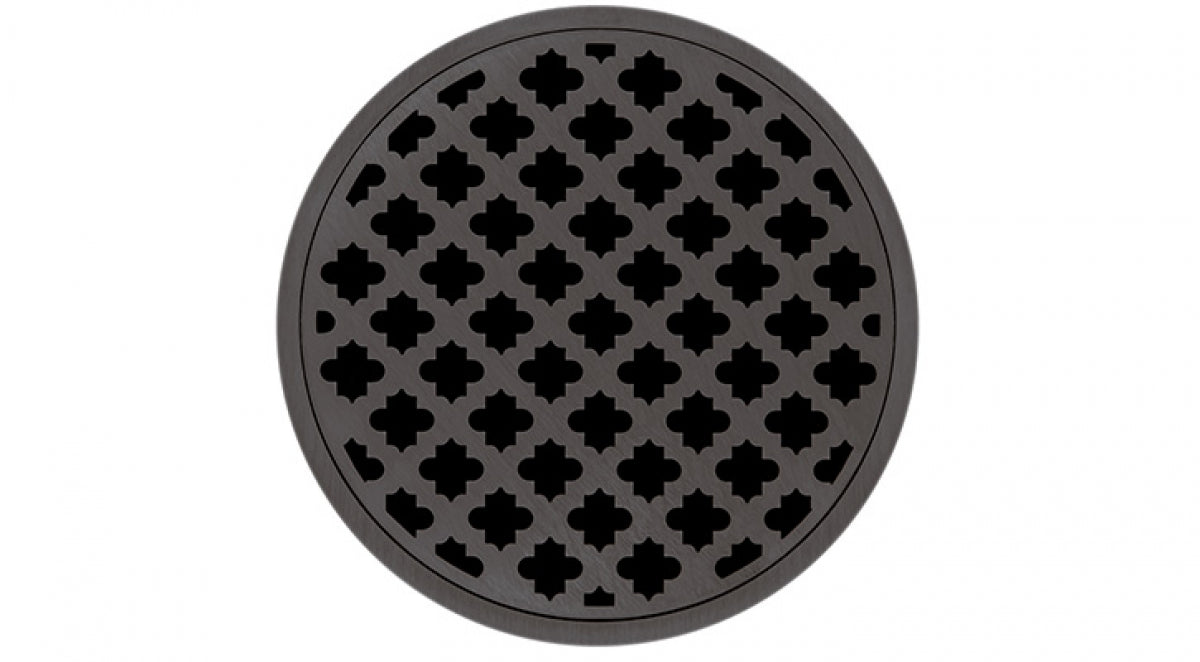 Infinity Drain - 5" Round Center Drain - RMD 5 High Flow Moor Series Drain (Complete Kit)