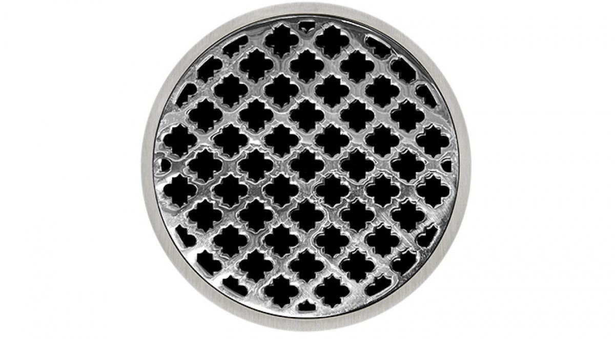 Infinity Drain - 5" Round Center Drain - RMD 5 High Flow Moor Series Drain (Complete Kit)