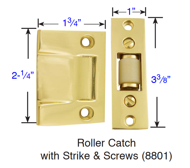 Emtek - Roller Door Catch