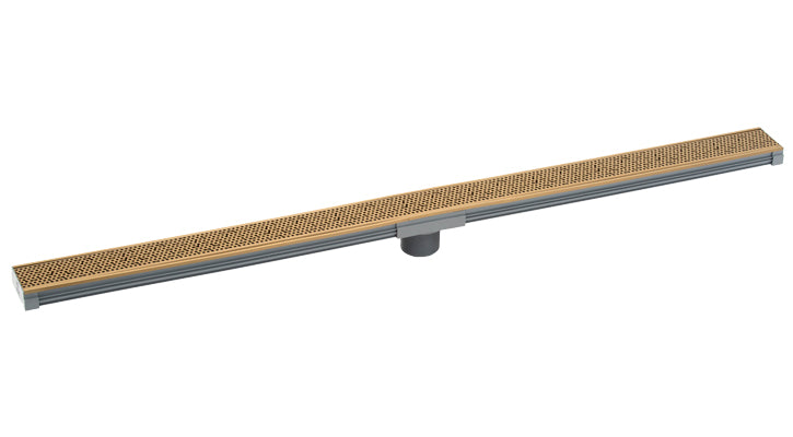 Infinity Drain - Site Sizable PVC Channel - S-LGR 65 Adhesion Linear Drain