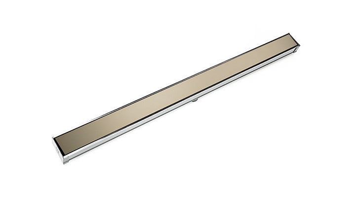 Infinity Drain - Site Sizable PVC Channel - S-LSD 65 Solid Linear Drain