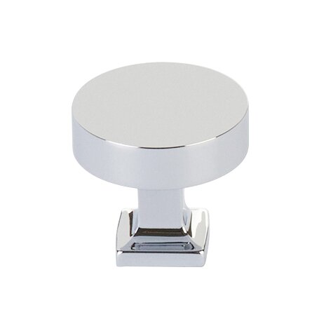 Schaub and Company - Haniburton Collection - Round Cabinet Knob w/ Square Base