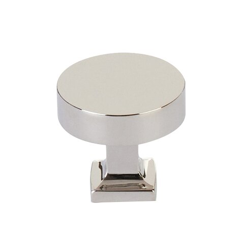 Schaub and Company - Haniburton Collection - Round Cabinet Knob w/ Square Base