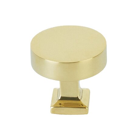 Schaub and Company - Haniburton Collection - Round Cabinet Knob w/ Square Base