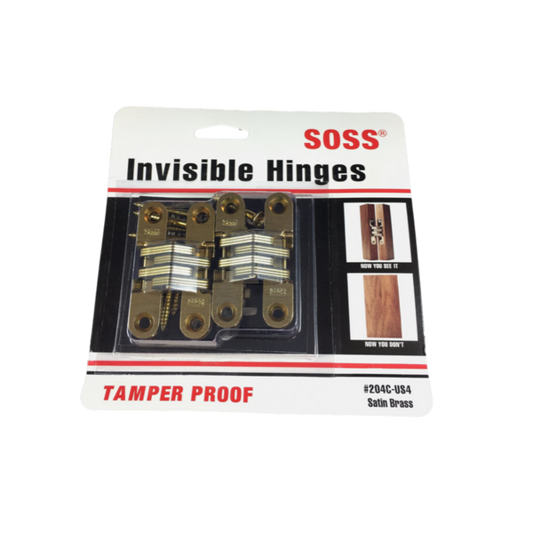 SOSS - Model #204 Invisible Hinge (Pairs)