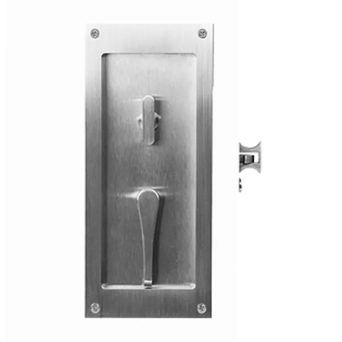 Accurate - ADA Sliding & Pocket Door Locks - SL9100 Self-Latching Functions (Lock Body Only)