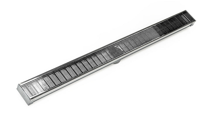 Infinity Drain - Site Sizable PVC Channel - S-LAG 65 Wedge Wire Linear Drain