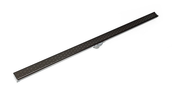Infinity Drain - Site Sizable PVC Channel - S-LT 38 Offset Slotted Linear Drain