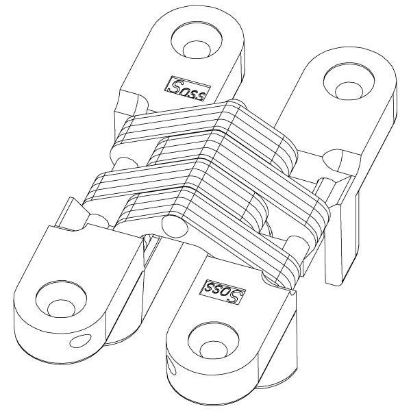 SOSS #212SS Stainless Invisible Hinge (Each)