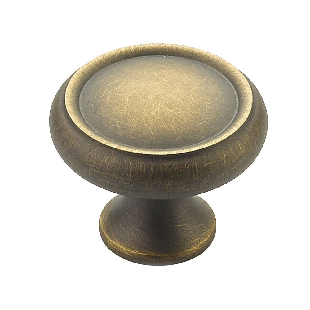 Schaub and Company - Traditonal Collection - Rimmed Round Cabinet Knob