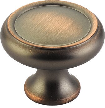 Schaub and Company - Traditonal Collection - Rimmed Round Cabinet Knob