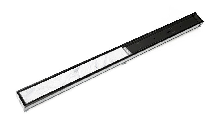 Infinity Drain - Site Sizable PVC Channel - S-TIF 65 Tile Insert Frame Linear Drain