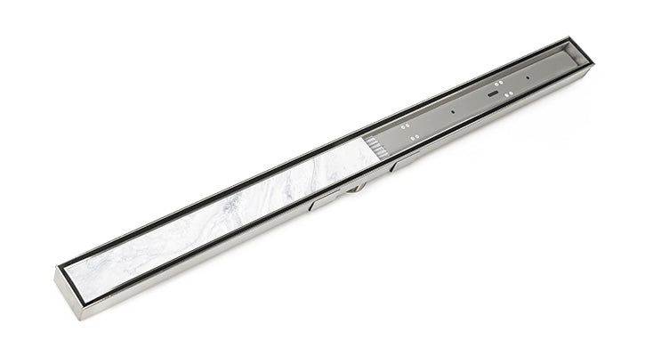 Infinity Drain - Site Sizable Stainless Channel - S-TIFAS 65 Tile Insert Frame Linear Drain