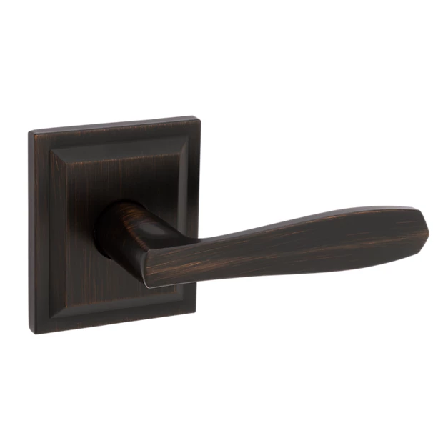 Baldwin - Prestige Collection - Knobs & Levers - Torrey (TOL) Lever w/ Square Rose In Venetian Bronze