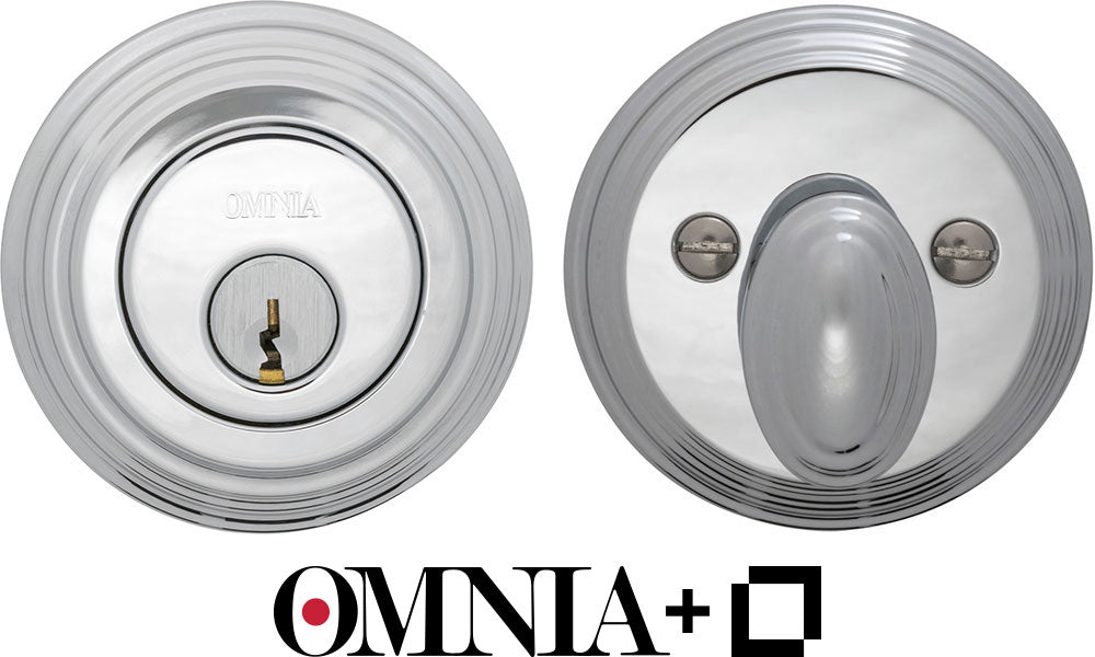 Omnia Traditional Keyless Auxiliary Deadbolt Kit powered by Level