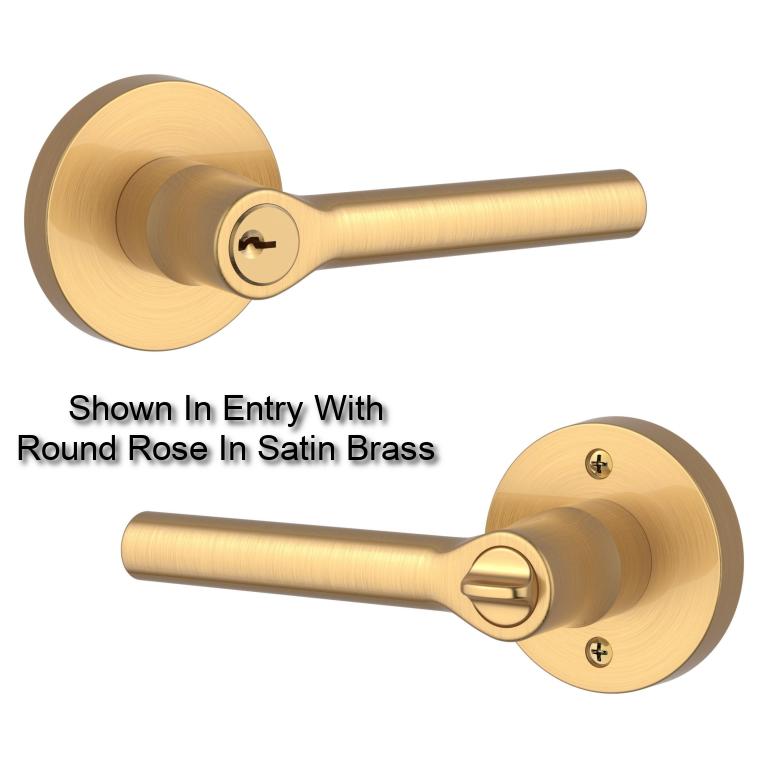 Baldwin - Reserve Collection - Knobs & Levers - Tube (TUB) Lever Set w/ Rose