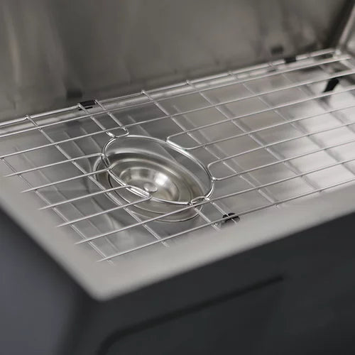 Nantucket Sinks SR3618-16 Pro Series 36" Single Bowl Undermount Stainless Steel Kitchen Sink in 16 Gauge