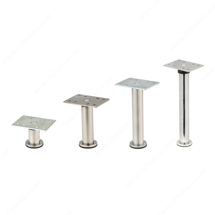 Round Ajustable Furniture Leg in 4 sizes