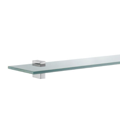 Smedbo - AIR Glass Bathroom Shelf Polished Chrome 24" AK347