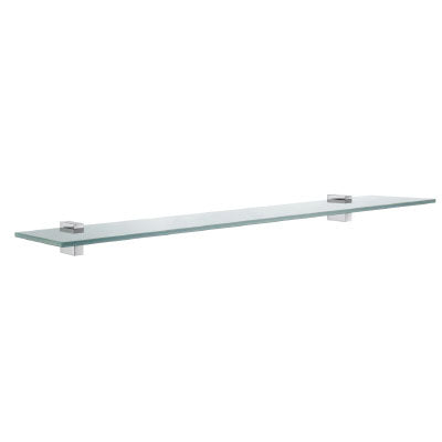 Smedbo - AIR Glass Bathroom Shelf Polished Chrome 24" AK347