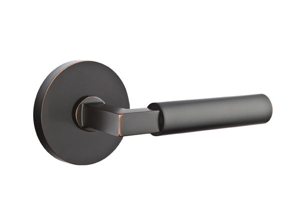 Emtek Hercules Lever w/Disk Rosette from the Modern Brass Collection with the CF Mechanism