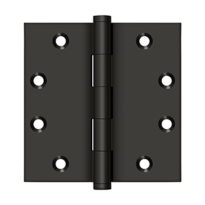 Deltana DSB35-R, DSB35R4-R, DSB35R5-R, DSB4R5-R, Residential, Solid Brass Hinges (Sold as Pair)