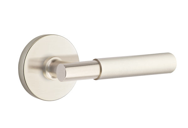 Emtek Myles Lever w/Disk Rose from the SELECT Brass Collection with the CF Mechanism