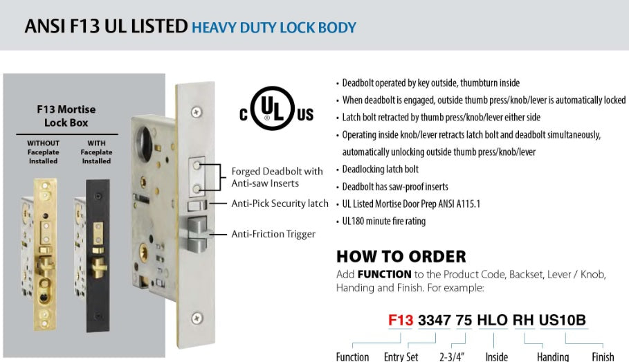 Emtek Brisbane Mortise Entryset