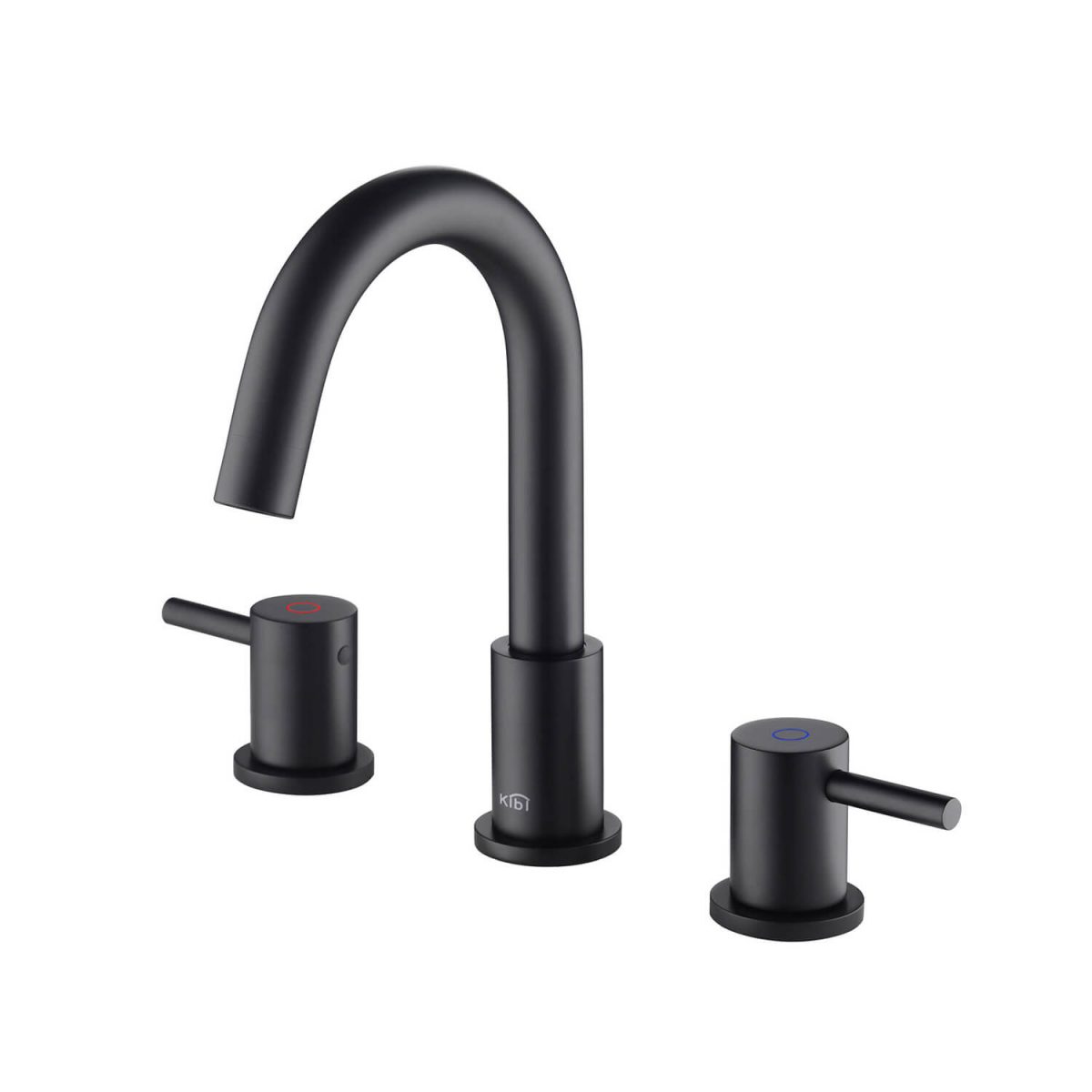 Kibi Circular 8″ Widespread Bathroom Faucet with Pop-up